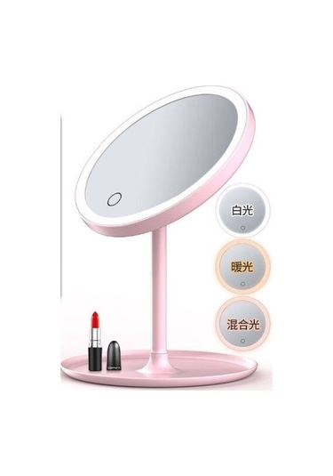 Led Işıklı Dokunmatik Makyaj Aynası 3 Kademeli Işık Ayarlı
