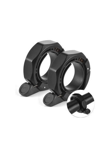 Geeksen Alüminyum Bisiklet Zili 2 Adet - 85-95 Db Güçlü Ses - Dağ Ve Yol Bisikletleri İçin - 22.2-31.8mm Direksiyon Uyumlu Çok Renkli