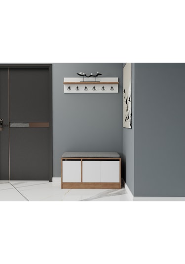 Mira Ayakkabı Dolabı Kahverengi