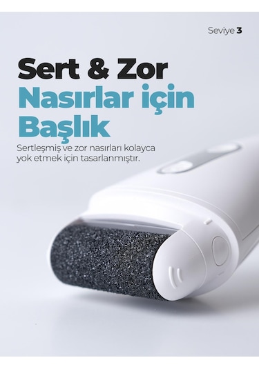 Pirantech BCM-1138T Led Ekran Göstergeli Turbo Modlu Su Geçirmez Ayak Bakım Törpüsü