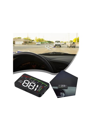 Suofeng A900 Oto Hud Görüntüleyici - Hız, Devir, Su Sıcaklığı, Voltaj Gösterimi, Tüm Araçlar İçin Plug & Play