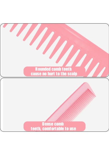 Suofeng 3'lü Saç Fırçası Ve Tarak Seti - Dolaşmayı Önleyen Kalın/ince/düz/kıvırcık Saçlar İçin Paddle Fırça Styling Seti, Islak/kuru Kullanım 4 Renk Erkek & Kadın