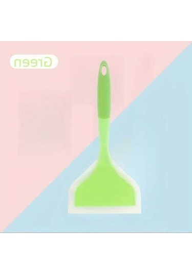 Trendooze Gaojunshop01 Yeşil Silikon Spatula - Multifonksiyonel Yapışmaz Yeşil