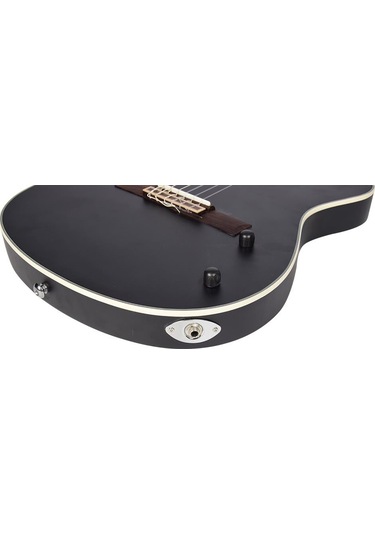 Tayste Cg-100eq Bk Silent Elektro Klasik Gitar