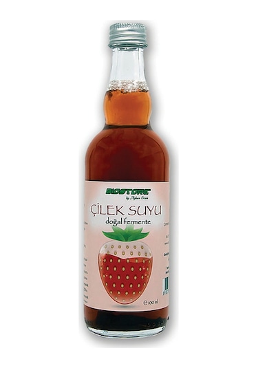 BioStore Doğal Fermente Çilek Sirkesi 100 ML