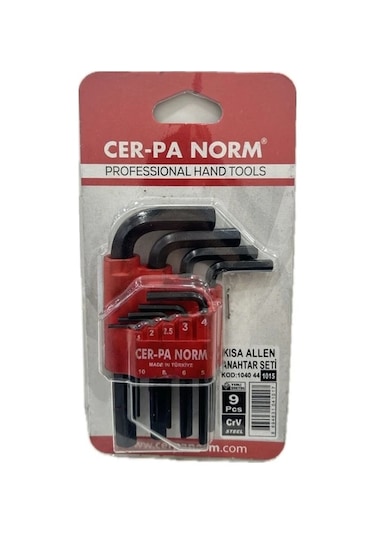 Cer-pa Allen Takım Kısa 9 Prç