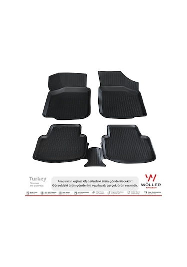 Seat Toledo Paspas 1999 2005 Arası 3D Havuzlu Wöller Paspas