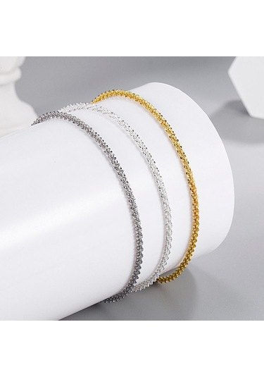 Altın Hafif Lüks Bebeğin Nefesi Çiçek Bileklik Basit Altın