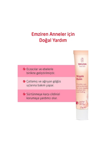Weleda Organik Göğüs Ucu Bakım Kremi 25g