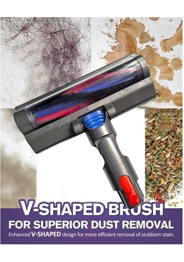 Synodicmonth  V7 V8 V10 V11 V15 İçin Elektrikli Zemin Fırçası Aparatı Ve Sert Ahşap Zeminler İçin Yedek Parçalar