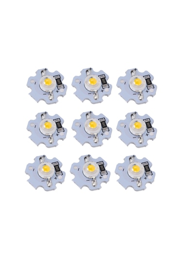 Springsun 25 Adet 5v 1w Islak Beyaz Led Işık İçi, Aluminyum Tabanlı, Parlak, Uzun Ömürlü, El Feneri/spot Için Dıy Uyumlu Axd-1w-5v Beyaz