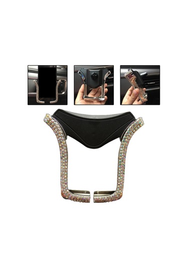 Homyl Şık Köpüklü Parlak Telefon Tutacağı Araç Renkli