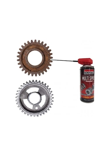 Soudal Multi Sprey Kobra Başlıklı Kir Pas Sökücü Bakım Spreyi 2 x 400 ML