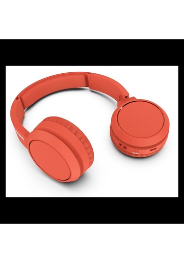 Phılıps Tah4205rd/00, Kırmızı, Bluetooth 5.0, Kablosuz, Bas Arttırma Düğmesi, Yastıklı Kafa Bandı, 2
