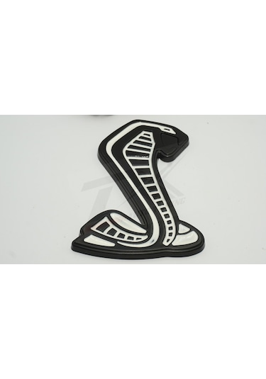 Ford Mustang Shelby Kobra Yeni Nesil Bagaj 3M 3D Krom Metal Logo
