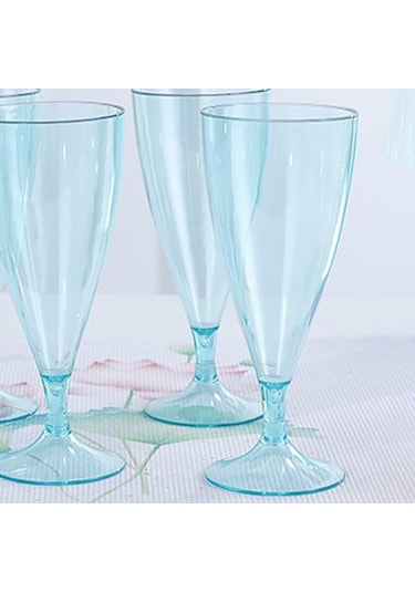 Homyl 5 Adet Şampanya Bardakları Yaratıcı Bira İçecek Mavi Mavi