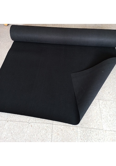 Siyah Renk Halıfileks Ucuz Rip Halı Duvardan Duvara Halıflex