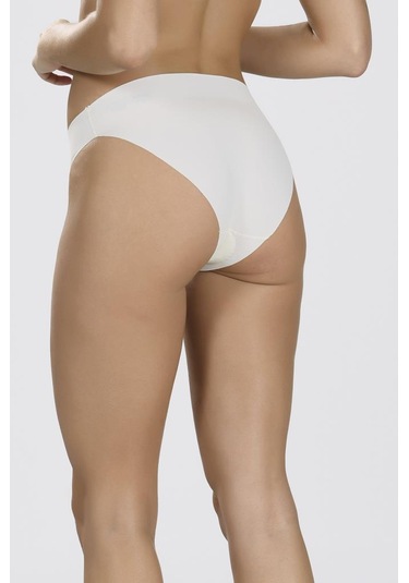 6 Adet Nbb Bayan İz Yapmayan Görünmez İzsiz Külot 1900 Ekru