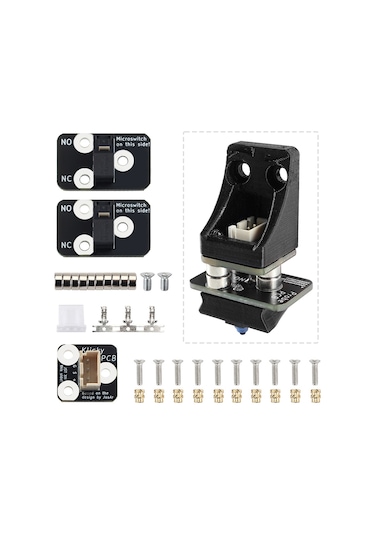 Fosenze Voron 2.4/trident Uyumlu Pcb Klicky Yüksek Hassasiyetli Otomatik Dengeleme Sensörü Seti - 3d Yazıcı Aksesuarı