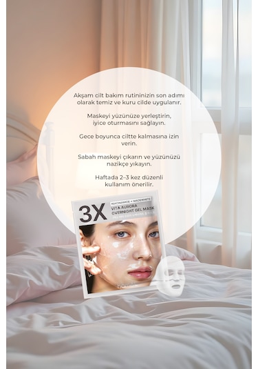 Vita Aurora Overnight Mask Yoğun Onarım Jel Gece Maskesi