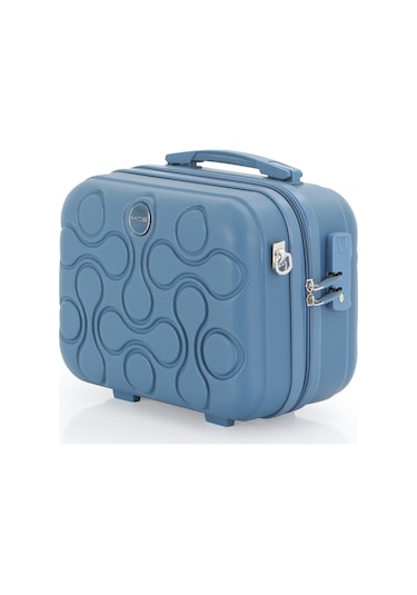 Mçs Polipropilen 3lü Valiz Seti Büyük & Kabin & Makyaj V376 S23sy1000053-set 10227 Sky Blue