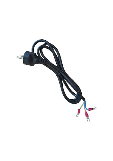 Gabble Güvenlik CCTV 3x0.75 MM Pabuçlu Power Kablo 1.5 M