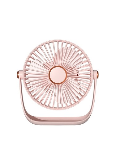 Ruyı Masaüstü Fan Ofis Masaüstü Gece Lambası Fan Usb Şarj Küçük Elektrikli Fan 3 Renk Mevcut W8lp2u Pembe