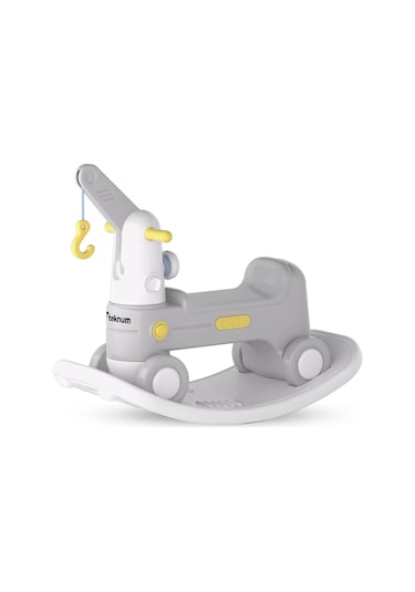 Teknum 2 In 1 Gri Sallanır Ve Sürmeli Ride On Araba Sallanan Oyuncak