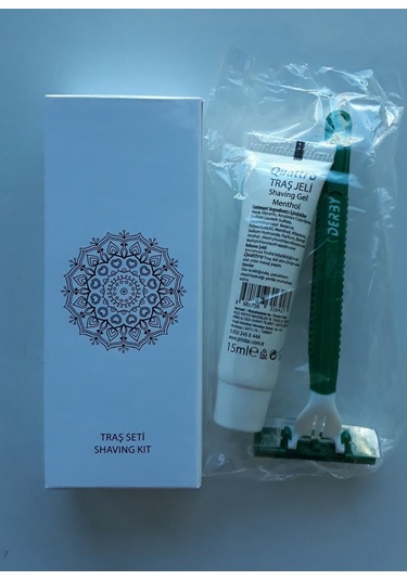 Cengizgrup Tıraş Jeli 15 ML + Tıraş Bıçağı Otel Tipi Kutulu Tıraş Seti 100'lü