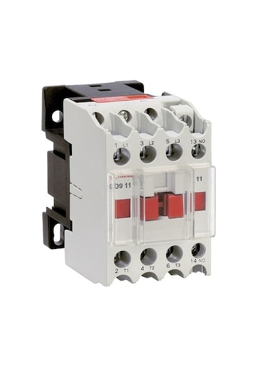 Makel Kontaktör 9A  4Kw 1NC-1NO 3P KNC1-0911 Ac