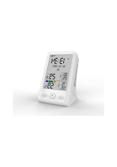 Pazly Tuya Wifi Şarj Edilebilir Termometre Ve Nem Ölçer - Bebek Odası, Ev & Ofis İçin Hava Kalitesi İzleyici