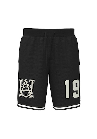 Under Armour Courtside Hoops Short Erkek Basketbol Şortu 1390120-001 Siyah Siyah