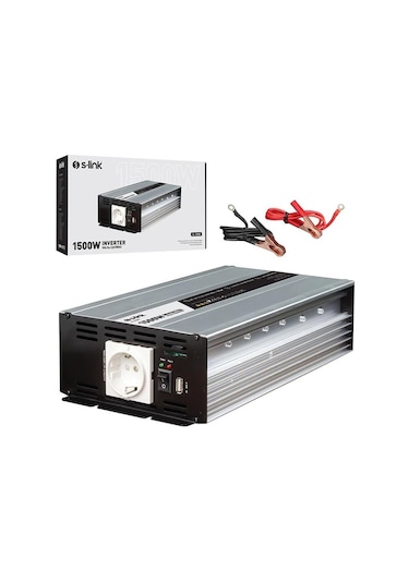 S-link Sl-1500w Dc12v-ac230v 1500w İnverter