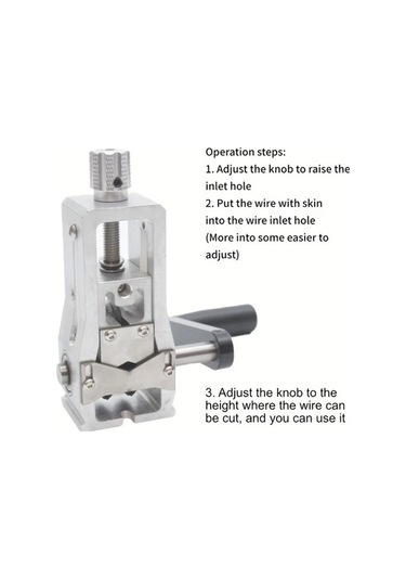 Besthome1 Dream011 Alüminyum Tel Sıpırı Manual Ve Matkap Kablo Sıpırma Makinesi 1 Takım 4 Adet Hurda Bakır