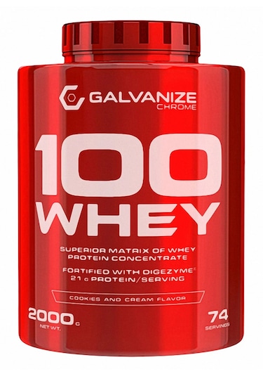 Galvanize Nutrition 100 Whey Protein 74 Servis 2000 Gr Kurabiye Kurabiye