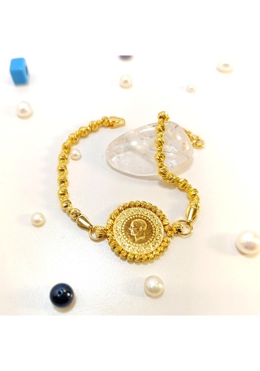 Çeyrekli Altınlı Dorika Toplu Bileklik Altın Hd Videolu