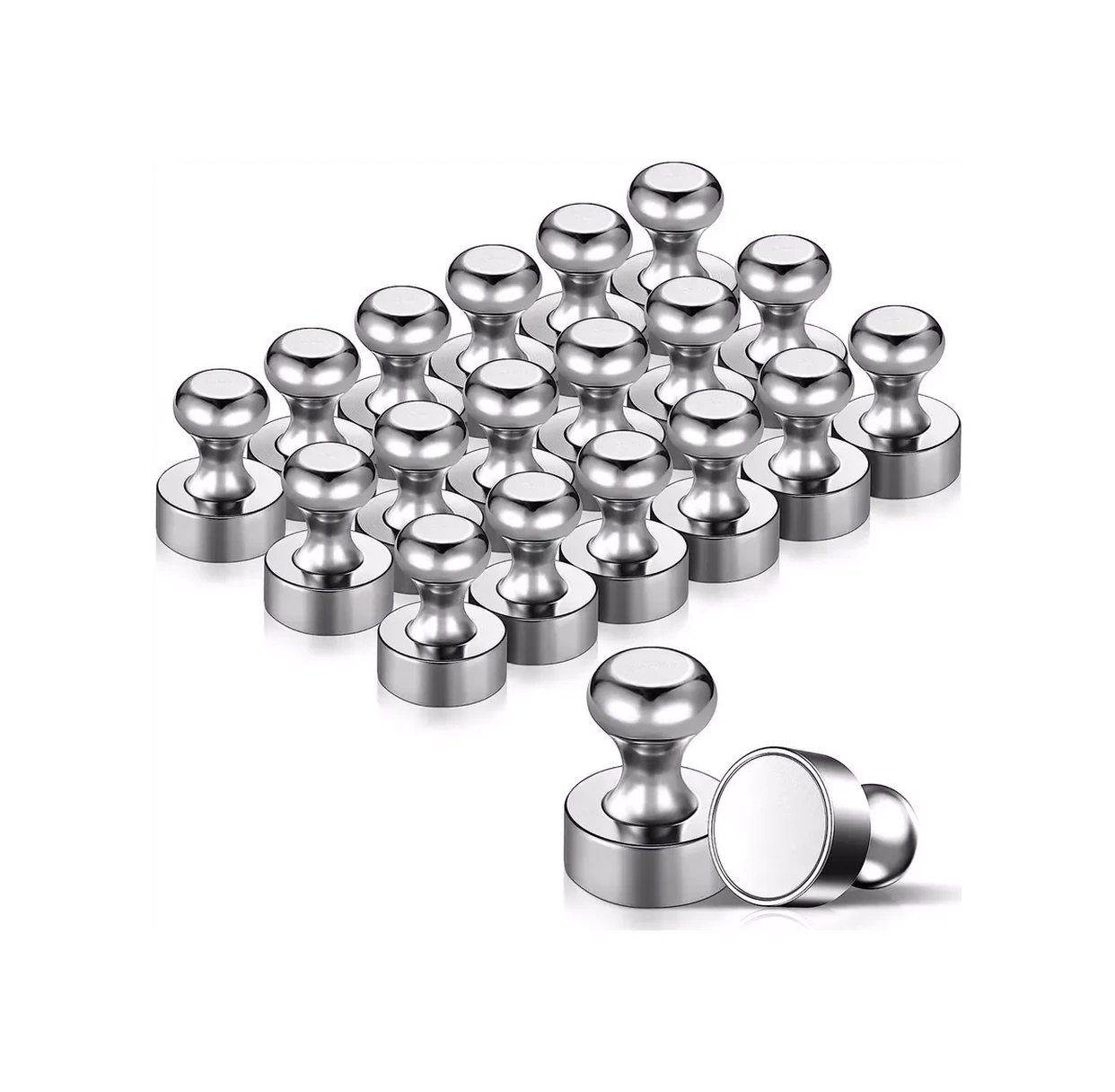 Magburg Taktik Şahmat Fideleri İçin Metalik Mıknatıslar, 16x12 Mm, 10 Adet 180062069