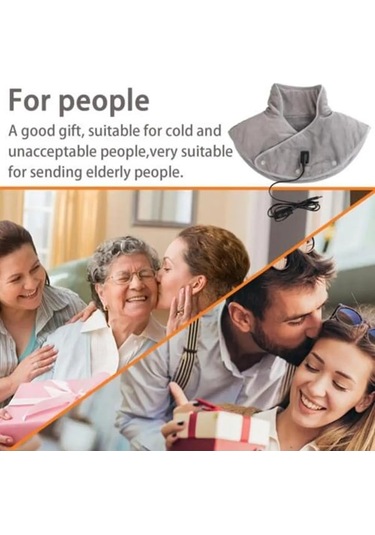 Besthome1 Elektrikli Isıtmalı Sarı Boyun Ve Sırt Masaj Aleti, Akıllı Şarj Edilebilir Sarı