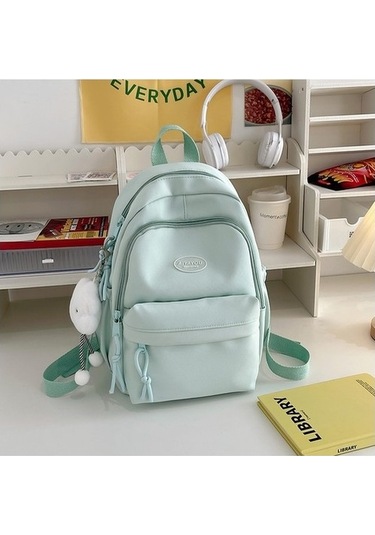 High Quality Shoe Bag Yumuşak Kız Sevimli Kız Sırt Çantası Küçük Boyutlu Sütlü Bebek Anne Bebek Çocuklu Mini Küçük Sırt Çantası Açık Yeşil