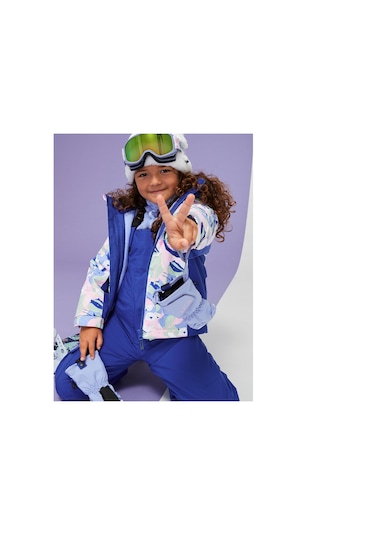Roxy Roxy Snowy Tale Kız Çocuk Mavi Snowboard Ceketi Wbbm
