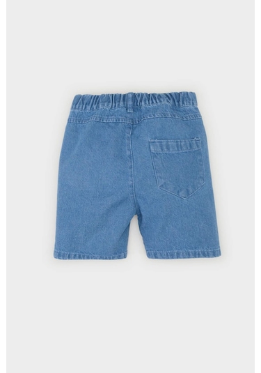 DeFacto Erkek Bebek Jean Şort E8258A525SMBE394 Mavi