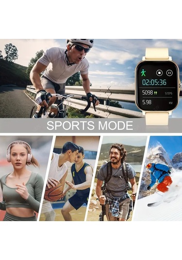 2024 Akıllı Saat 4.65cm Hd Ekran Renk Siyah