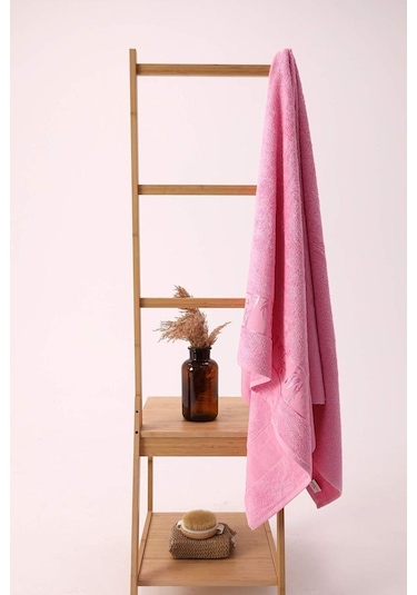 NİVEMESHOME PEMBE BAMBU BANYO HAVLUSU NURPAK
