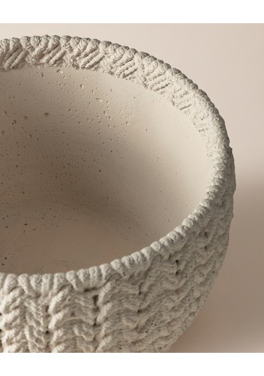 Dolly Saksı - Ekru - 18 Cm 8684427125236 Diğer