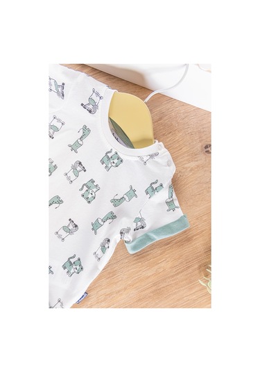 Sevimli Dostlar 2'li Yazlık Erkek Bebek Takım 001