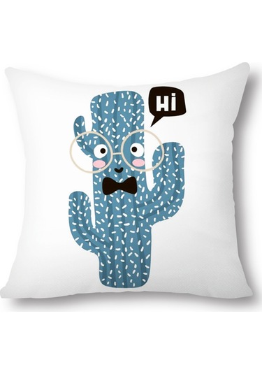 Symbee "ekolojik Pamuklu Keten 50x50cm Dekoratif Yastık Kılıfı - Saklı Fermuarlı, Yıkanabilir" Diğer