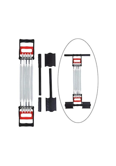 Clifton Kademe Sertlik Ayarlanabilir Çelik El - Ayak & Göğüs Yayı Kırmızı - Siyah