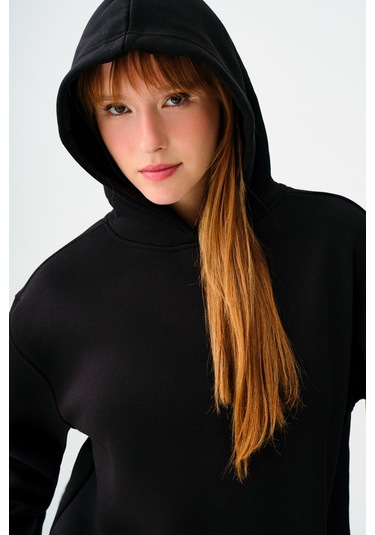 Loft Kadın Sweatshirt Siyah