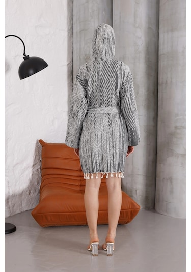 Tonna Black Bathrobe Çok Renkli