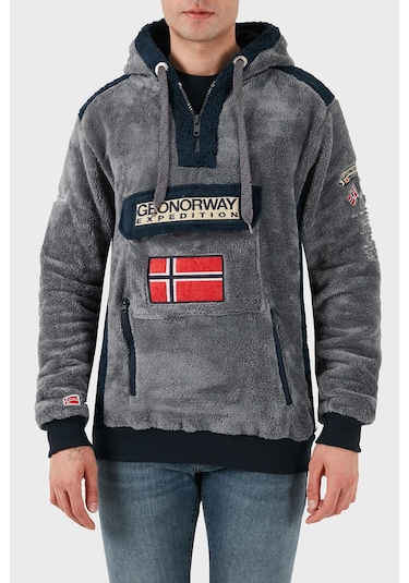 Norway Geographical Erkek Sweat Gymclasssherco Koyu Gri Koyu Gri